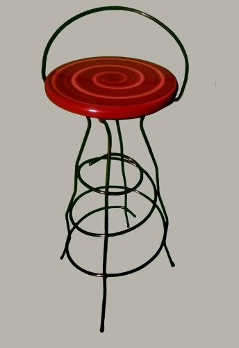 tabouret rouge 