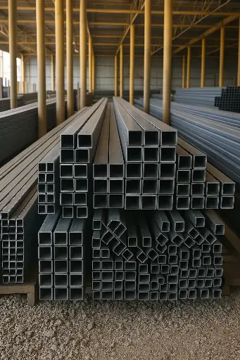 Tube Acier Carré au Mètre – Découpe Sur Mesure.